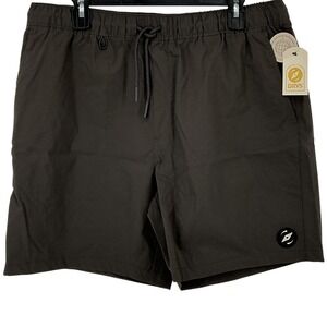 NWT DRAVUS Unknown Mens XL Khaki Terrapin 18in Swim Trunks‎ Shorts Recycled